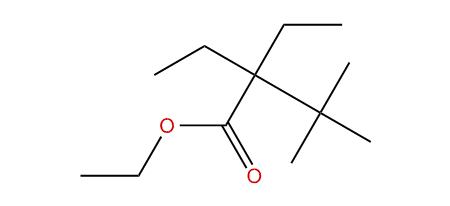 Ethyl 2,2-diethyl-3,3-dimethylbutanoate